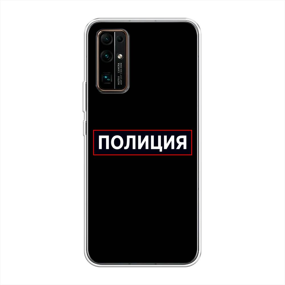 

Чехол Awog на Honor 30 "Police logo", Черный;белый;красный, 612150-5