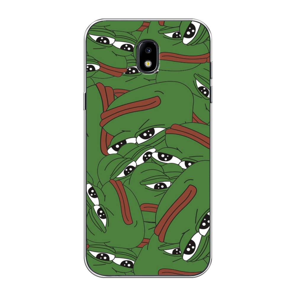 

Чехол Awog на Samsung Galaxy J5 2017 / Самсунг J5 2017 "Печальный frog", Зеленый;белый, 22850-9