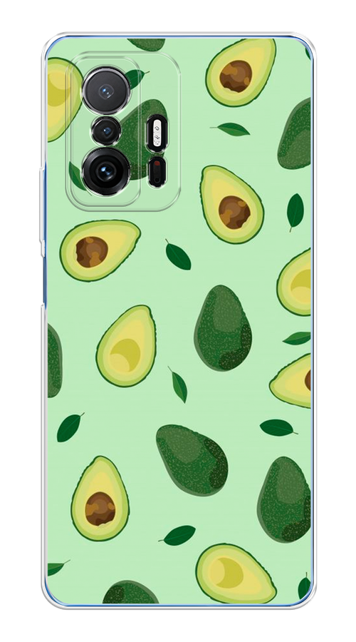 

Чехол на Xiaomi Mi 11T/11T Pro "Blue avocado", Коричневый;зеленый, 313750-1