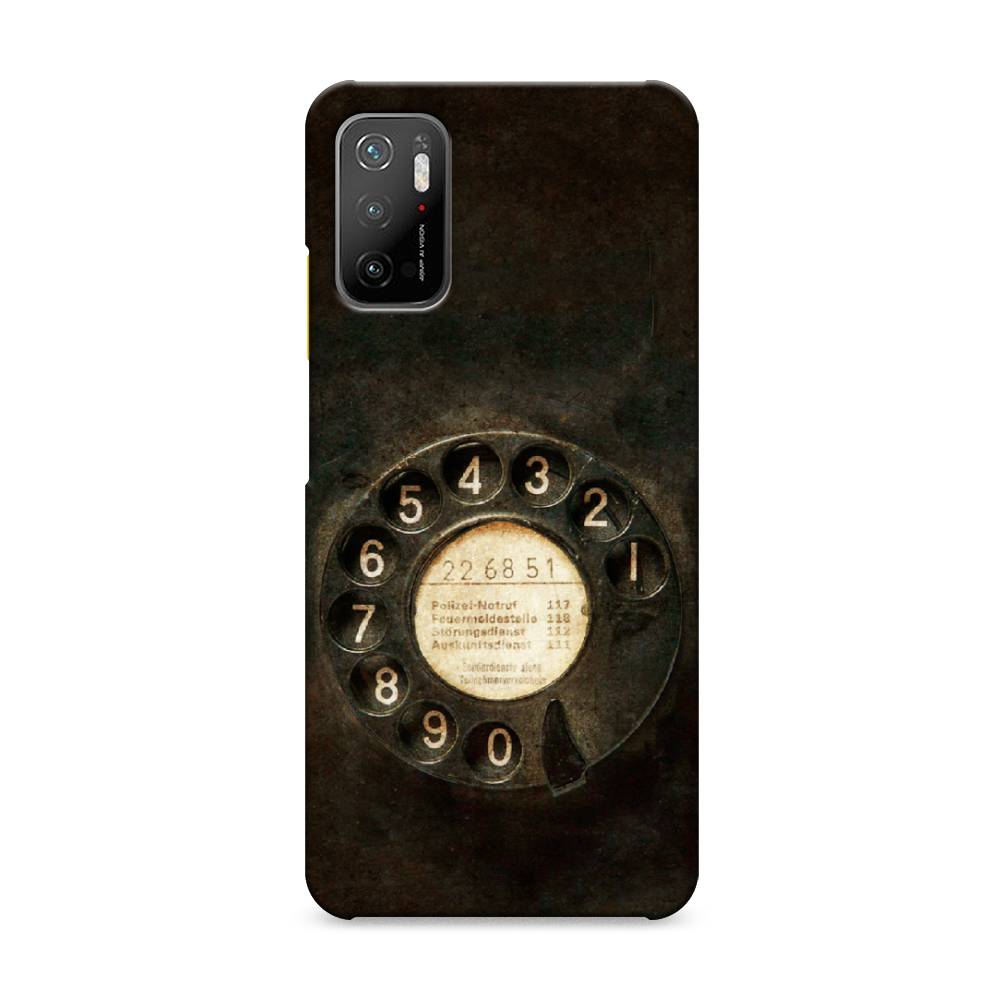 

Пластиковый чехол "Старинный телефон" на Xiaomi Poco M3 Pro, 311020-4