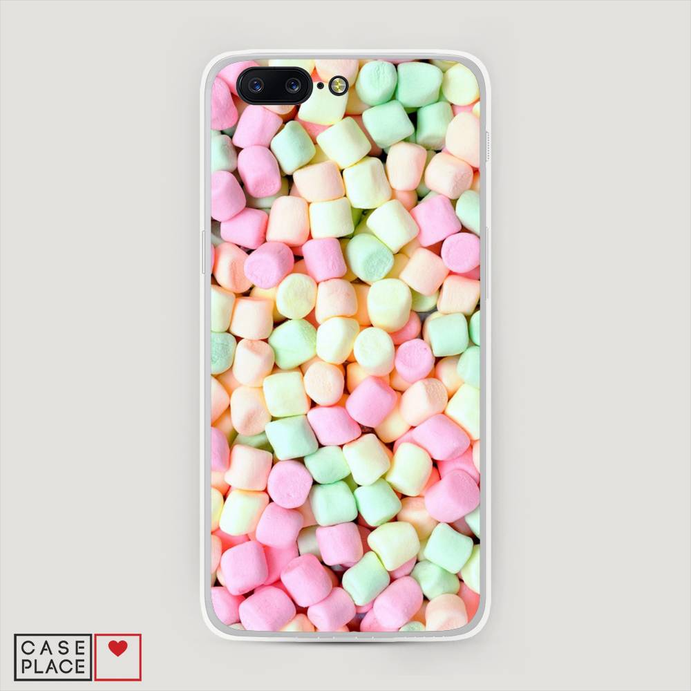 

Чехол Awog на OnePlus 5 / ВанПлас 5 "Marshmallows", Зеленый;желтый;розовый, 150250-10