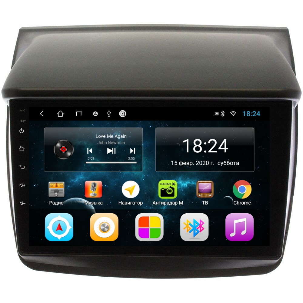 Магнитола CRS-300 Mitsubishi Pajero Sport 2 2008-2014, L200 IV 2006-2015 - Android 13