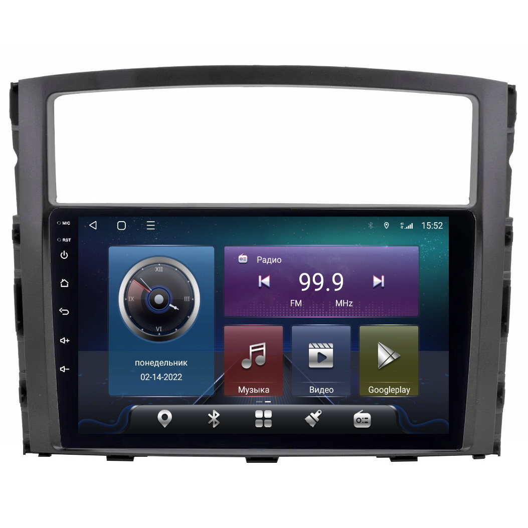 Магнитола CRS-300 Mitsubishi Pajero 4 2006-2021-Android 13-Процессор 8 ядер- 6+128Gb