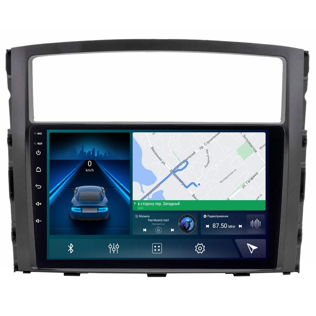 Магнитола CRS-300 Mitsubishi Pajero 4 2006-2021-Android 13-Процессор 8 ядер- 4+64Gb