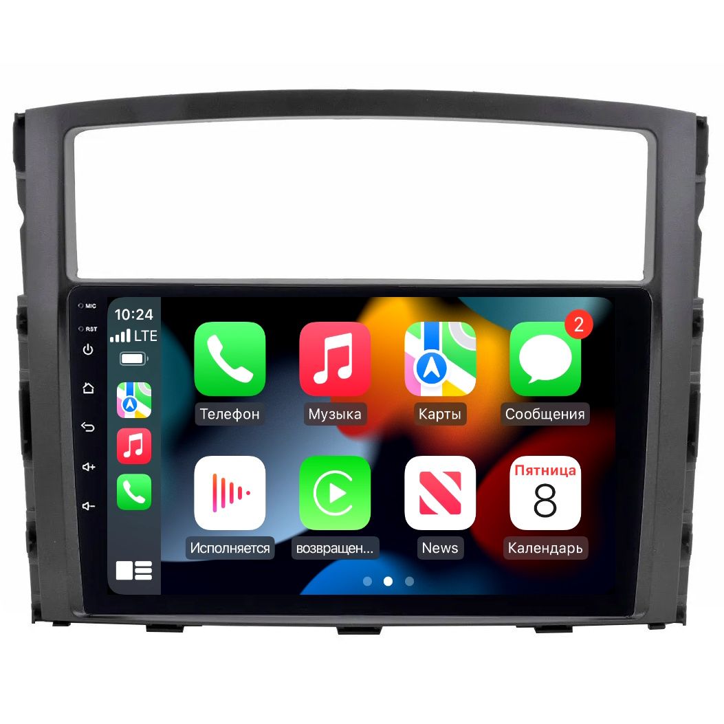 Магнитола CRS-300 Митсубиши Паджеро 4 Mitsubishi Pajero 4 2006-2021 - Android 13 - CarPlay