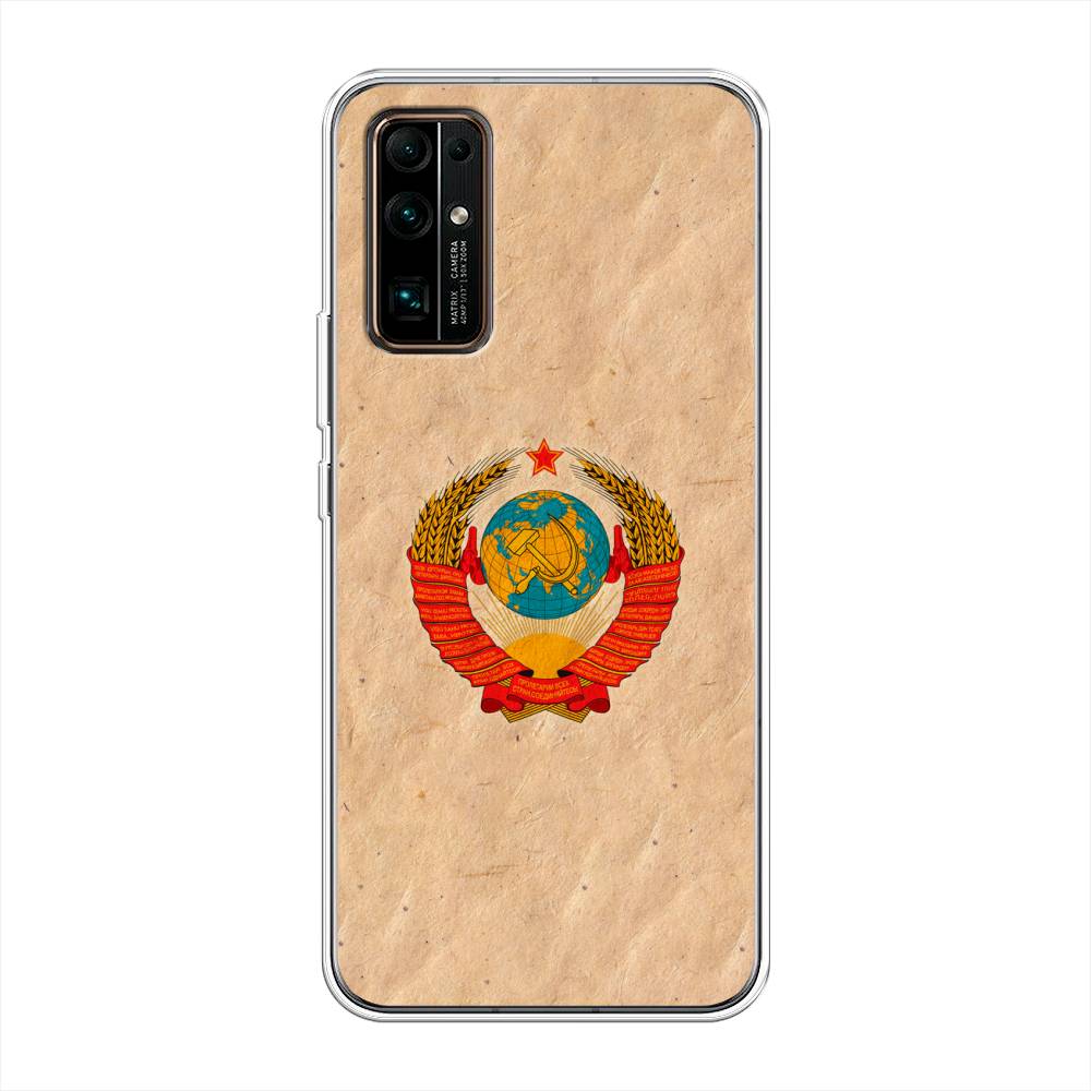 

Чехол Awog на Honor 30 "Союз пролетариев", Бежевый;красный, 612150-10