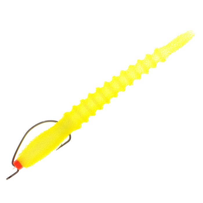 

Поролоновая приманка YAMAN WATER TROLL Creepy на офсетном крючке №2, р. 100 мм, цвет 110 (, Желтый