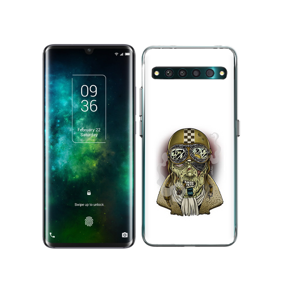 

Чехол MyPads Tocco для TCL 10 Pro военный зомби, Прозрачный, Tocco