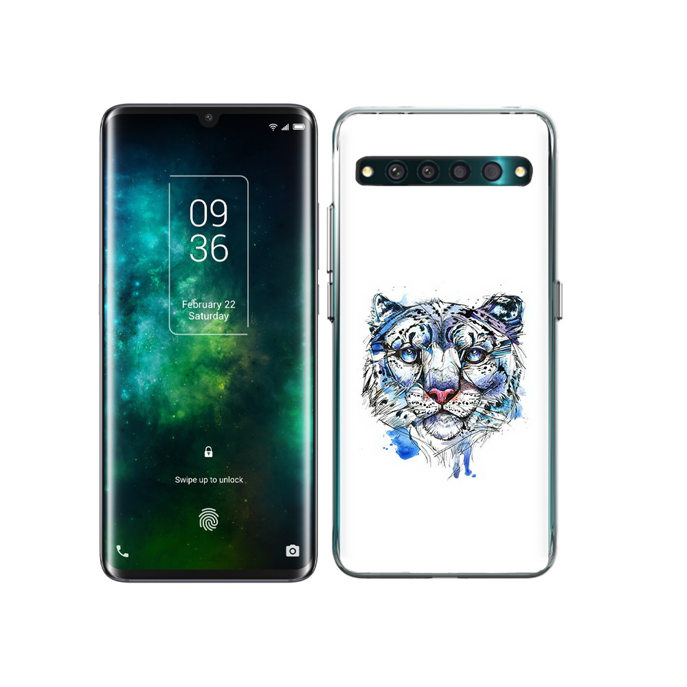 

Чехол MyPads Tocco для TCL 10 Pro водяной тигр, Прозрачный, Tocco