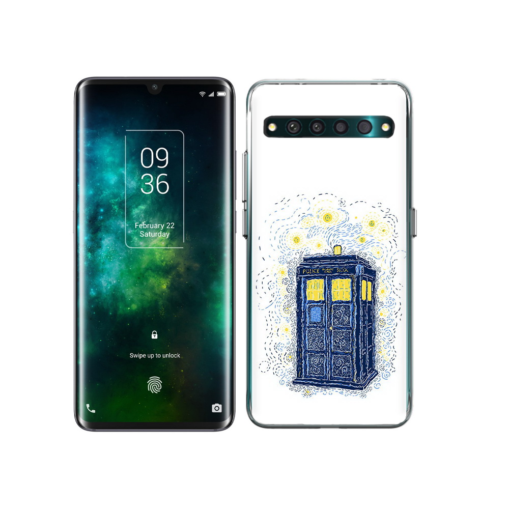 

Чехол MyPads Tocco для TCL 10 Pro будка рисунок, Прозрачный, Tocco