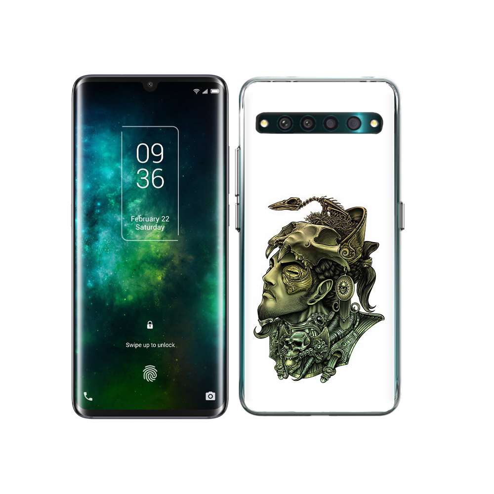 

Чехол MyPads Tocco для TCL 10 Pro бронзовый воин, Прозрачный, Tocco