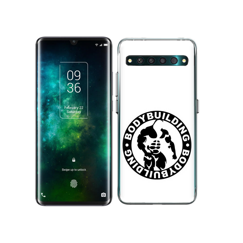 

Чехол MyPads Tocco для TCL 10 Pro бодибилдинг, Прозрачный, Tocco