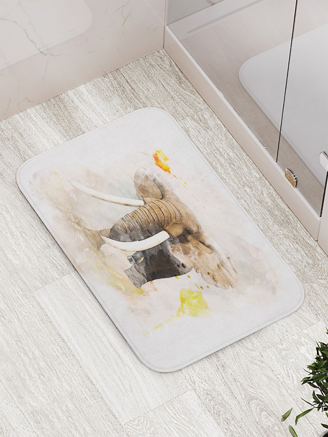 

bath_75061 Коврик противоскользящий для ванной, сауны, бассейна, 77х52 см