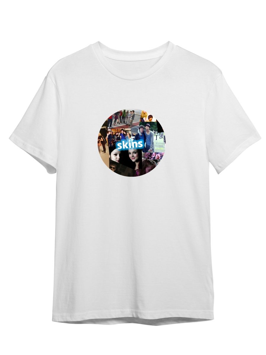 

Футболка унисекс СувенирShop Skins/Скинс/Молокососы 6 белая 3XL, "Skins/Скинс/Молокососы" 6