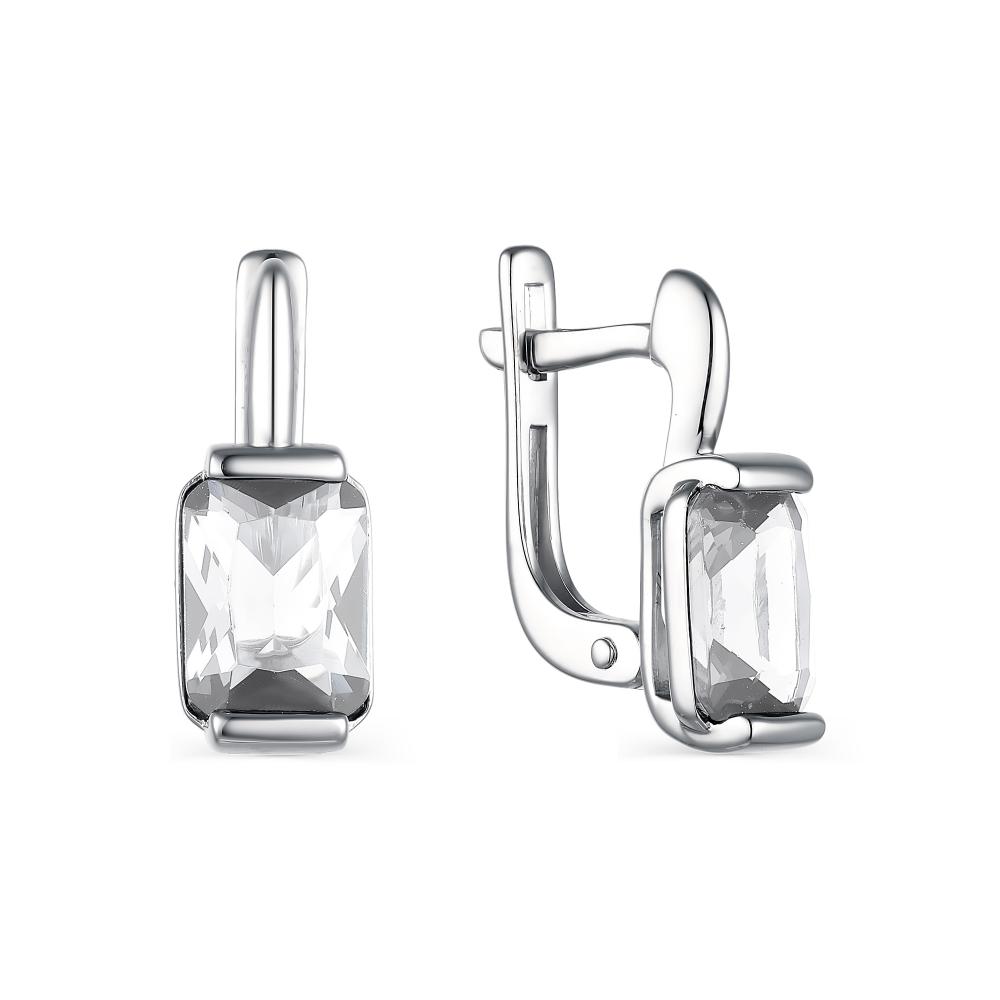 

Серьги из серебра с горным хрусталем АЛЬКОР 02-1896_00ГХ-00, 02-1896_00ГХ-00