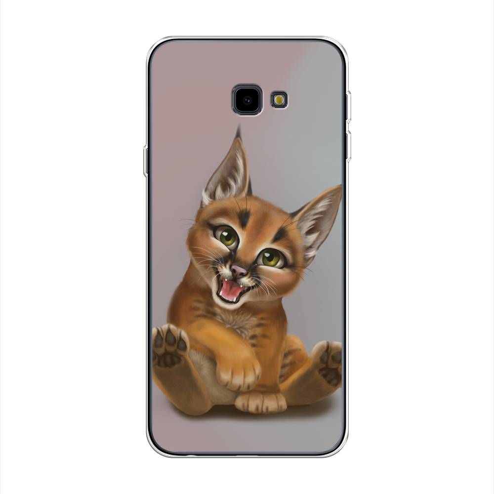 

Чехол Awog на Samsung Galaxy J4 + "Малыш рыси", Оранжевый;серый, 26850-1