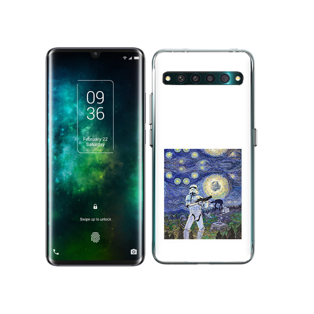 

Чехол MyPads Tocco для TCL 10 Pro star wars звездная ночь, Прозрачный, Tocco