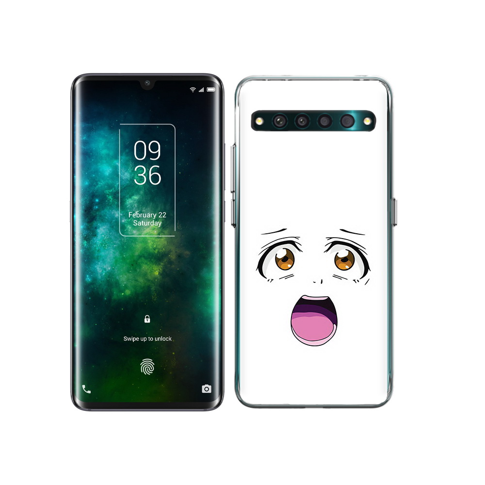 

Чехол MyPads Tocco для TCL 10 Pro аниме лицао, Прозрачный, Tocco