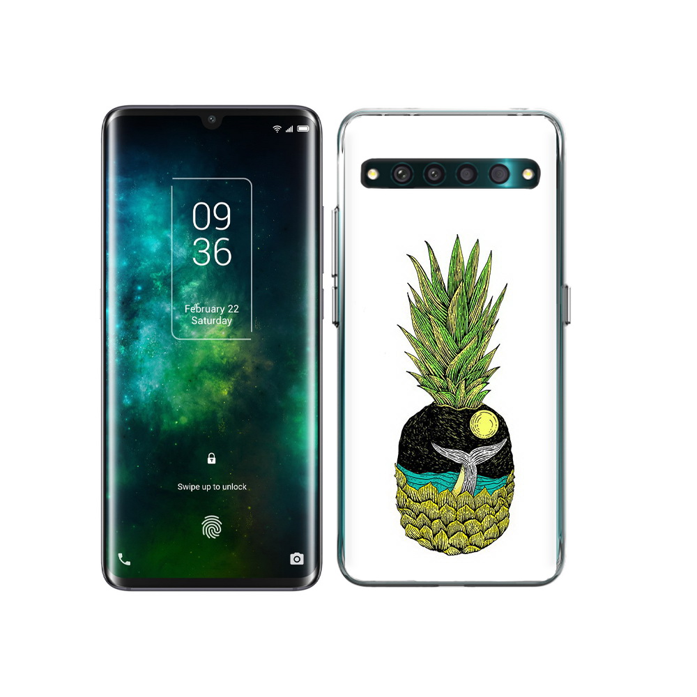 

Чехол MyPads Tocco для TCL 10 Pro ананас с китом, Прозрачный, Tocco