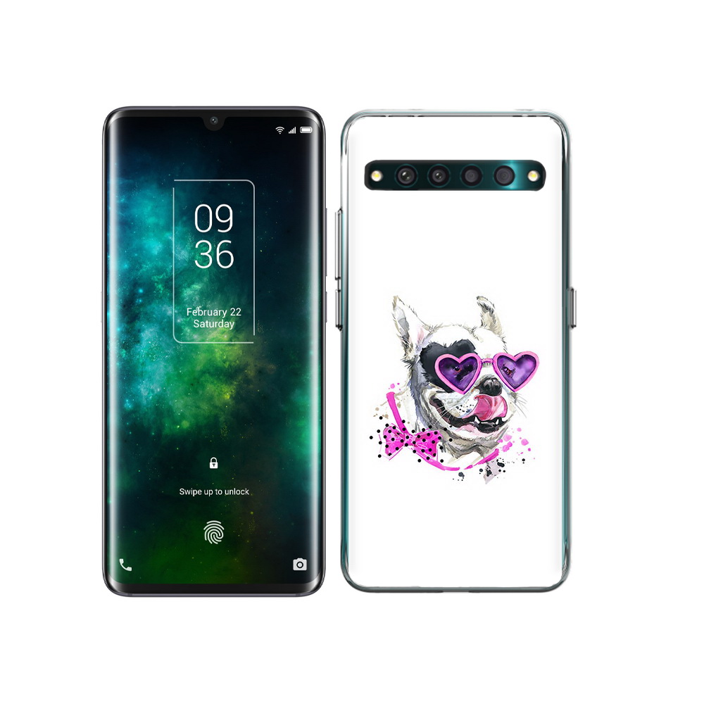 

Чехол MyPads Tocco для TCL 10 Pro акварельный пёс, Прозрачный, Tocco