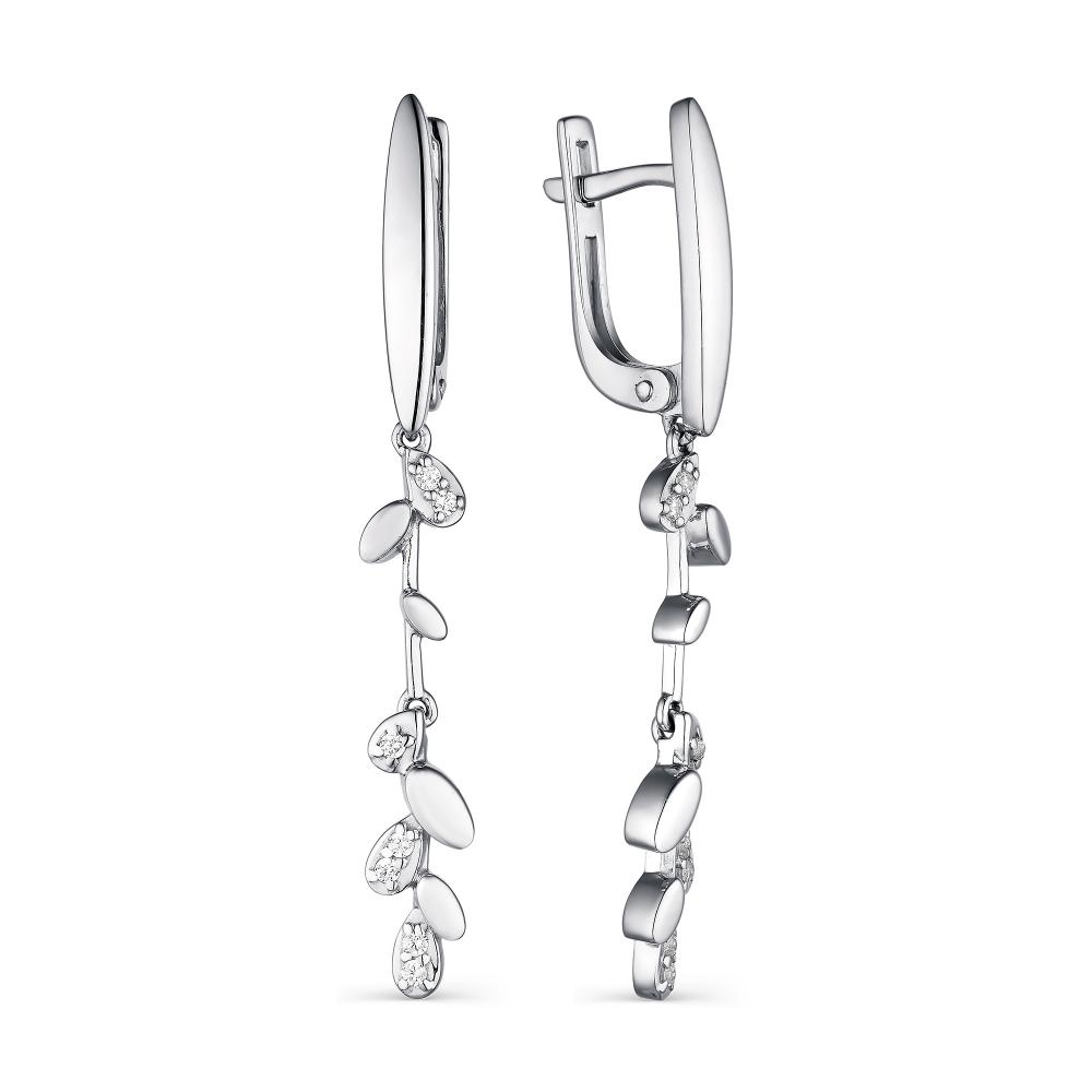 

Серьги из серебра с фианитом АЛЬКОР 02-1792_00КЦ-00, 02-1792_00КЦ-00