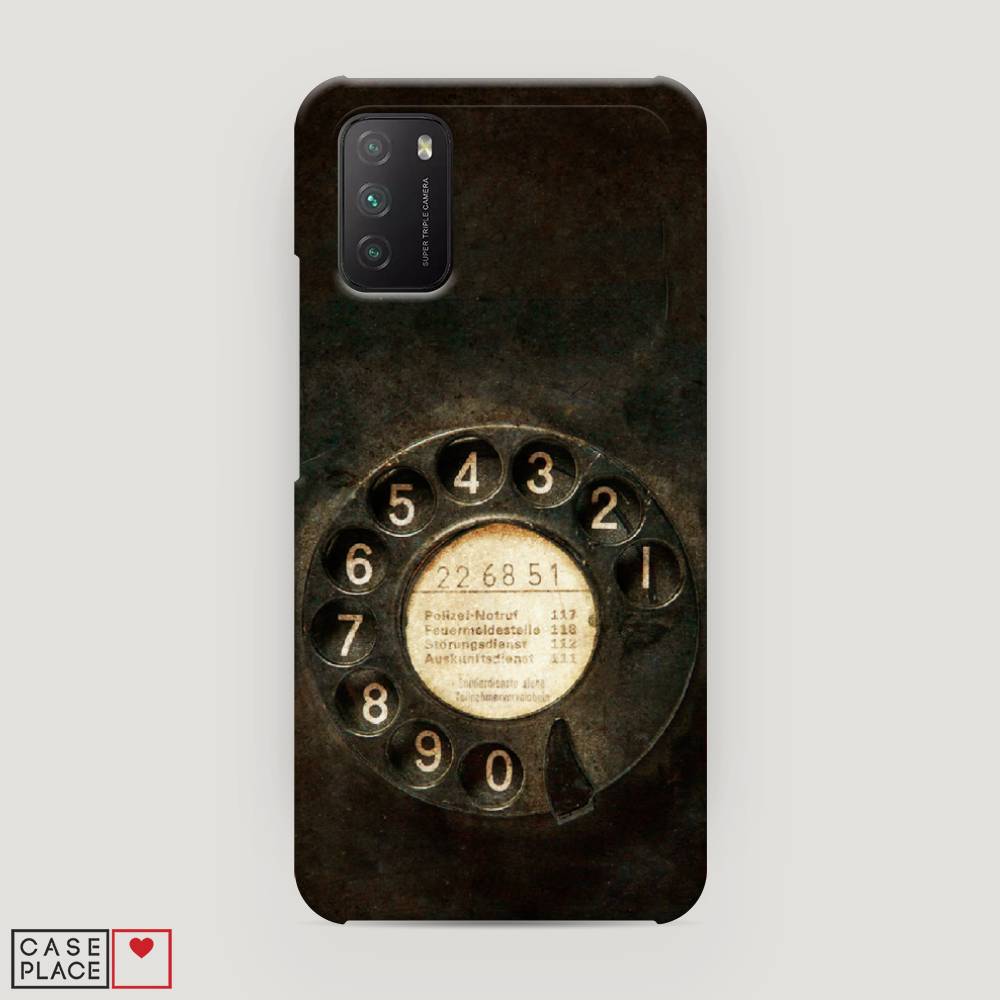 

Пластиковый чехол "Старинный телефон" на Xiaomi Poco M3, 39520-4