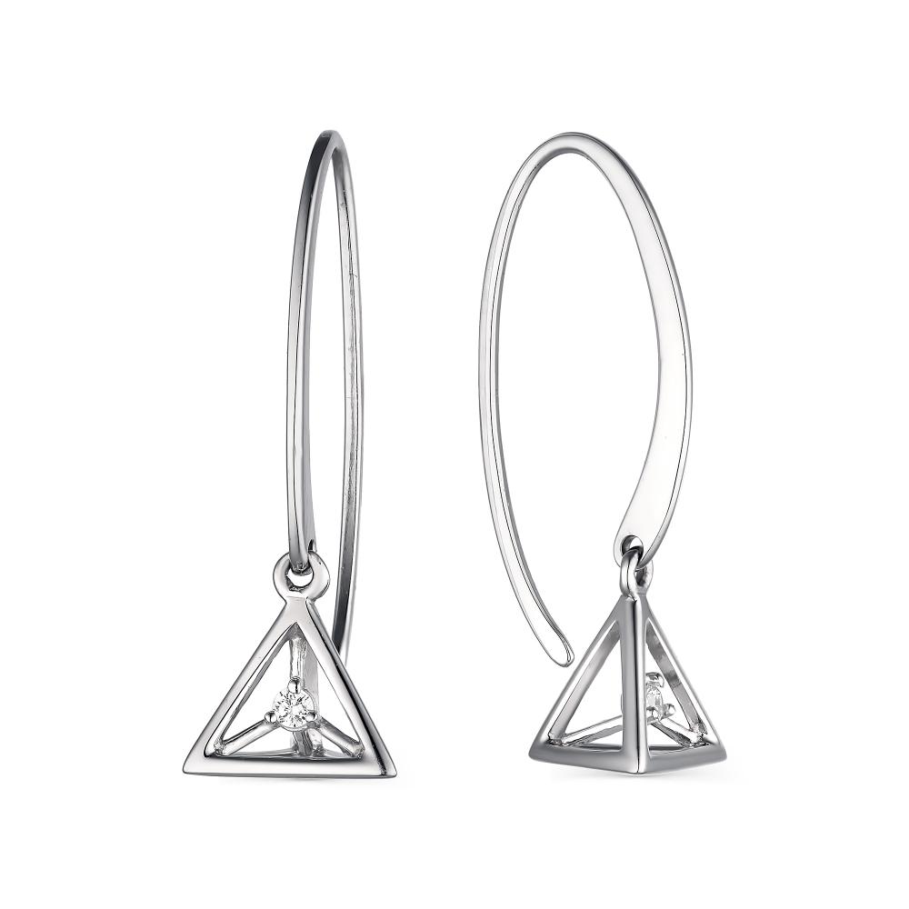

Серьги из серебра с фианитом АЛЬКОР 02-1777_00КЦ-00, 02-1777_00КЦ-00