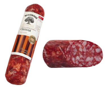 

Колбаса Малаховский мясокомбинат свиная сырокопченая