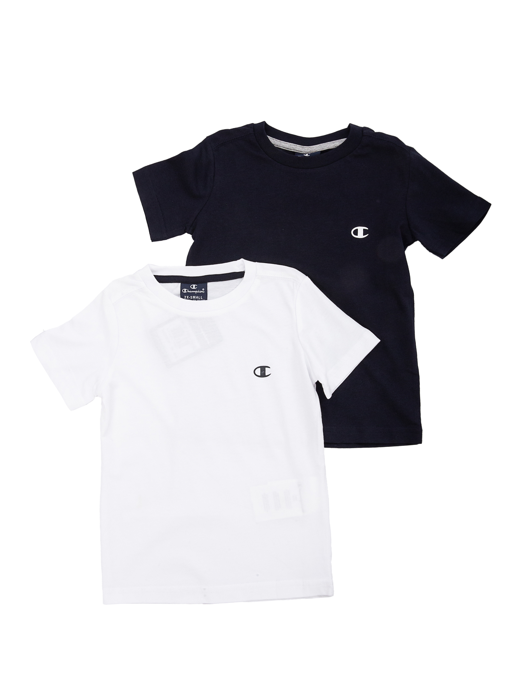 

Футболка детская Champion 2pack Crew-Neck, белый-синий, 98, 2 шт, 2pack Crew-Neck