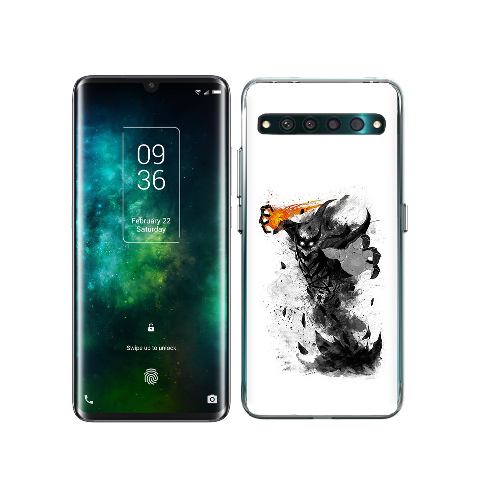 

Чехол MyPads Tocco для TCL 10 Pro nevermore черно белый, Прозрачный, Tocco