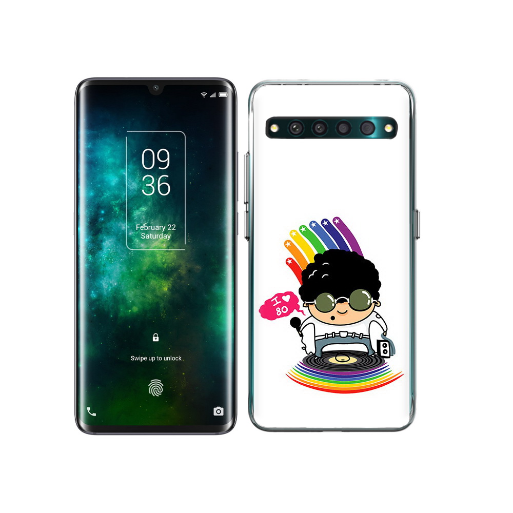 

Чехол MyPads Tocco для TCL 10 Pro Я люблю 80-е, Прозрачный, Tocco