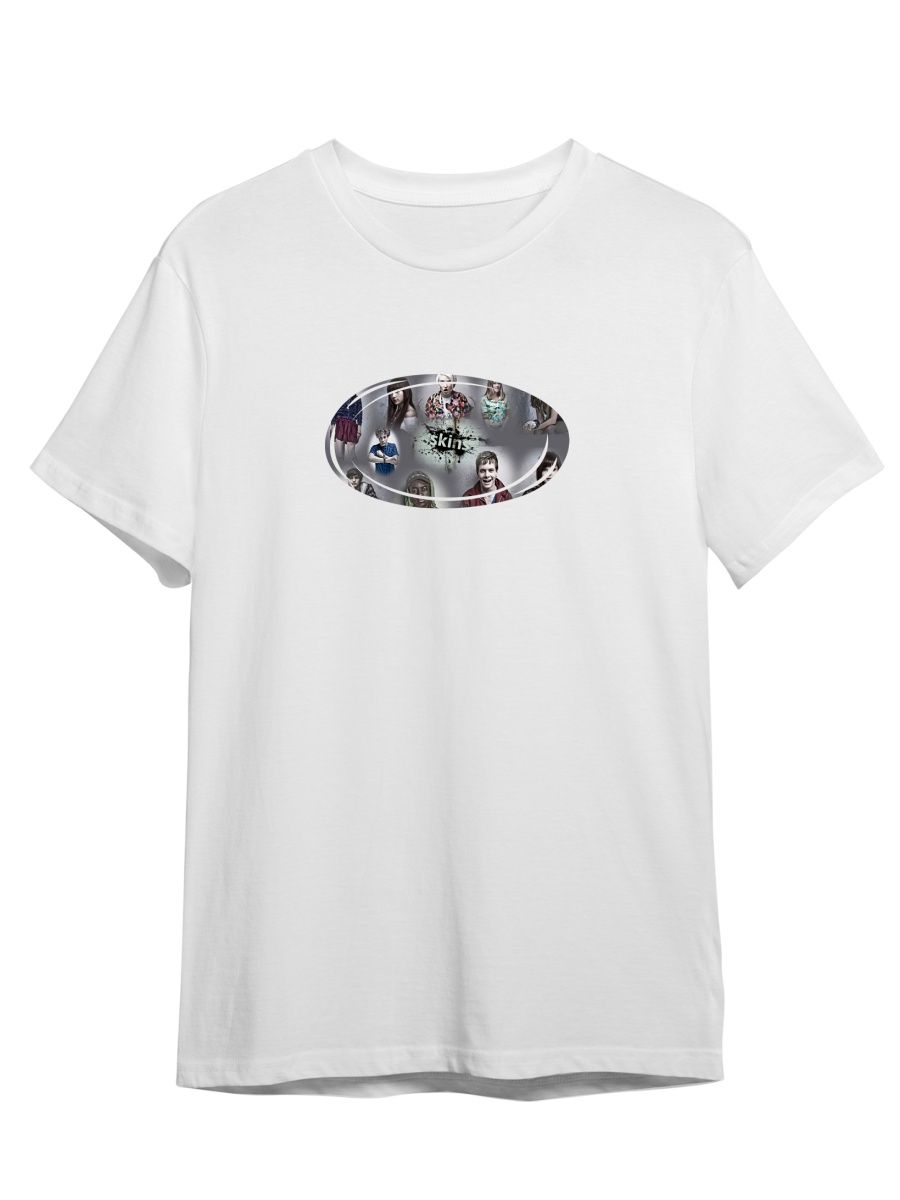 

Футболка унисекс СувенирShop Skins/Скинс/Молокососы 4 белая XS, Белый, "Skins/Скинс/Молокососы" 4