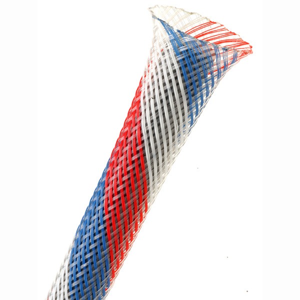 Защитная кабельная оплетка Rich Pro PT2PT Nylon Skin Red-White-Blue 32 - 109 mm 241₽