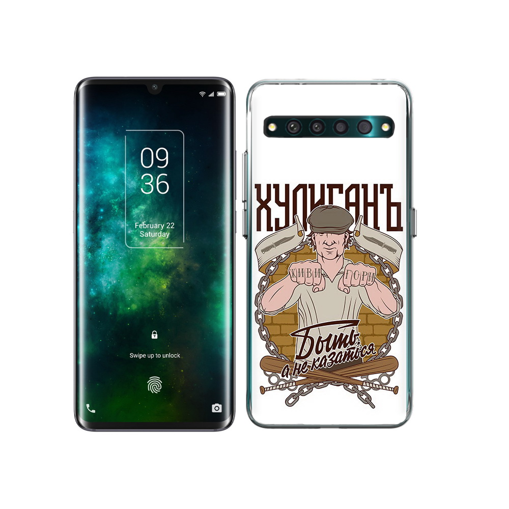 

Чехол MyPads Tocco для TCL 10 Pro Хулиган, Прозрачный, Tocco
