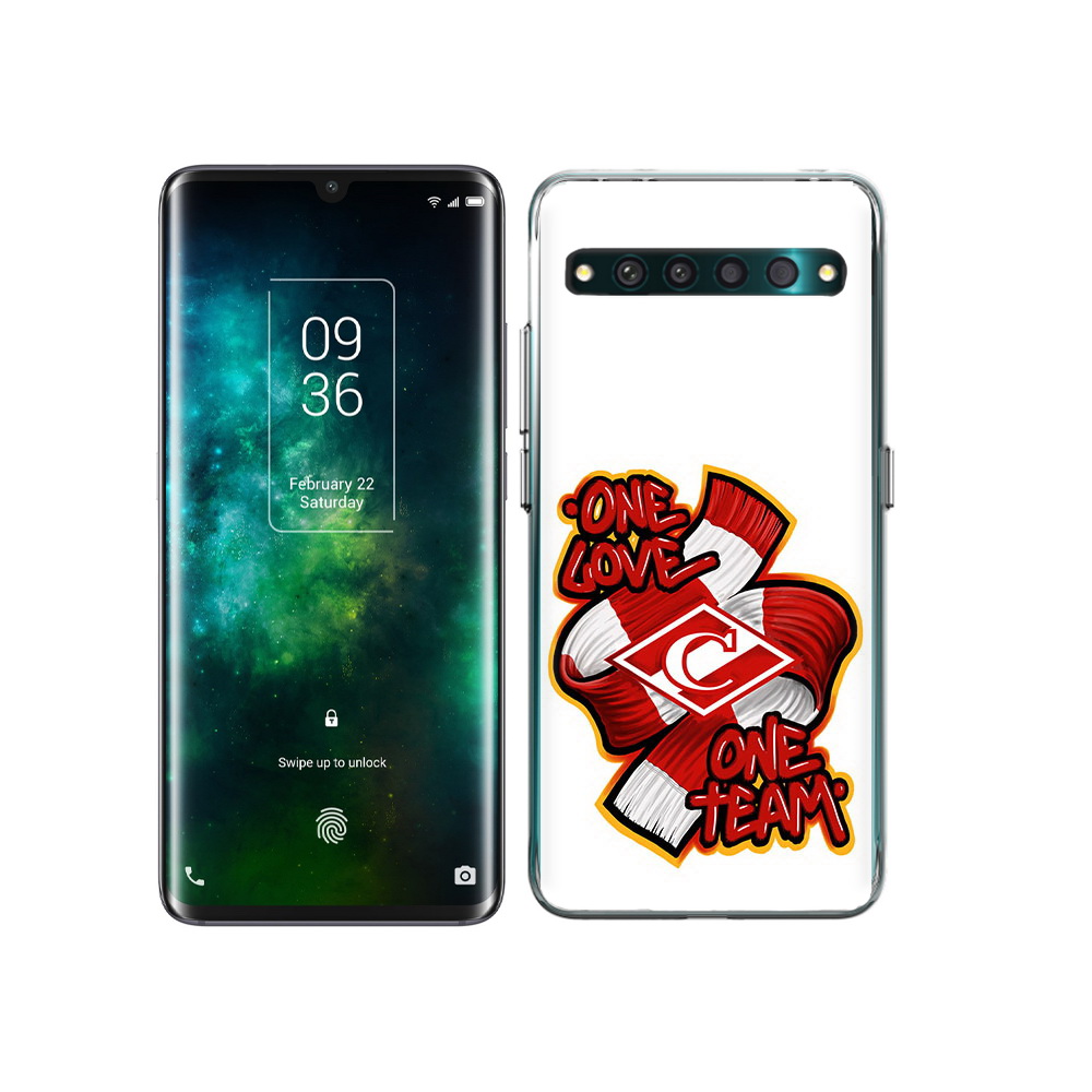 

Чехол MyPads Tocco для TCL 10 Pro ФК спарак 1 любовь, Прозрачный, Tocco