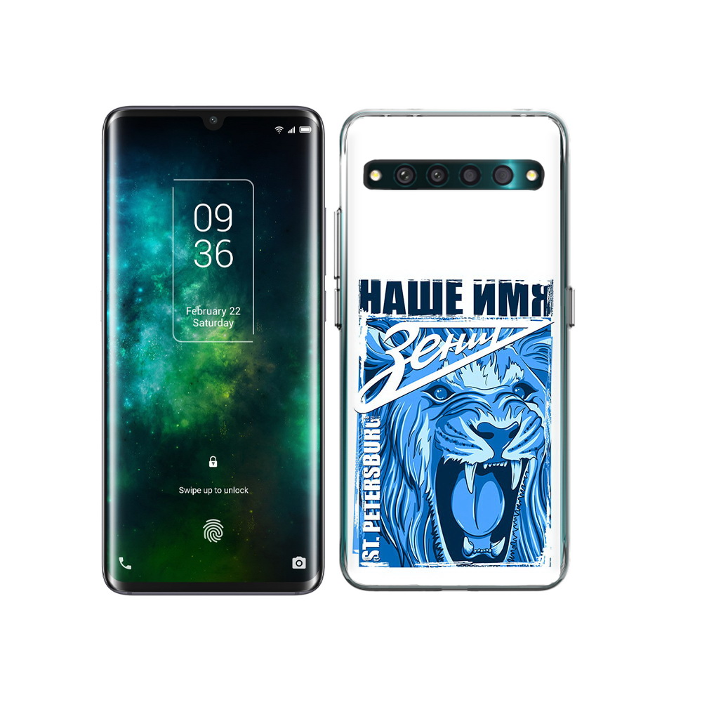 

Чехол MyPads Tocco для TCL 10 Pro ФК наше имя зенит, Прозрачный, Tocco