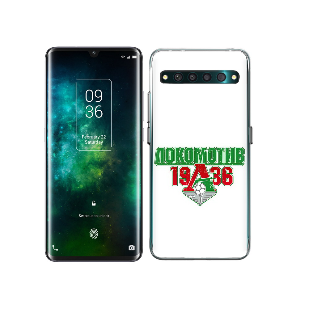 

Чехол MyPads Tocco для TCL 10 Pro ФК локомотив 1936, Прозрачный, Tocco