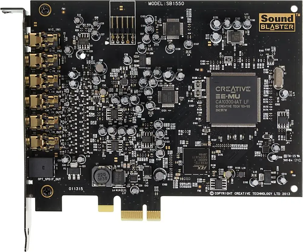 

Звуковая карта CREATIVE Audigy RX 7.1 PCI-e (844732), Audigy RX