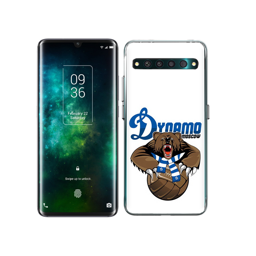

Чехол MyPads Tocco для TCL 10 Pro ФК Динамо медведь, Прозрачный, Tocco