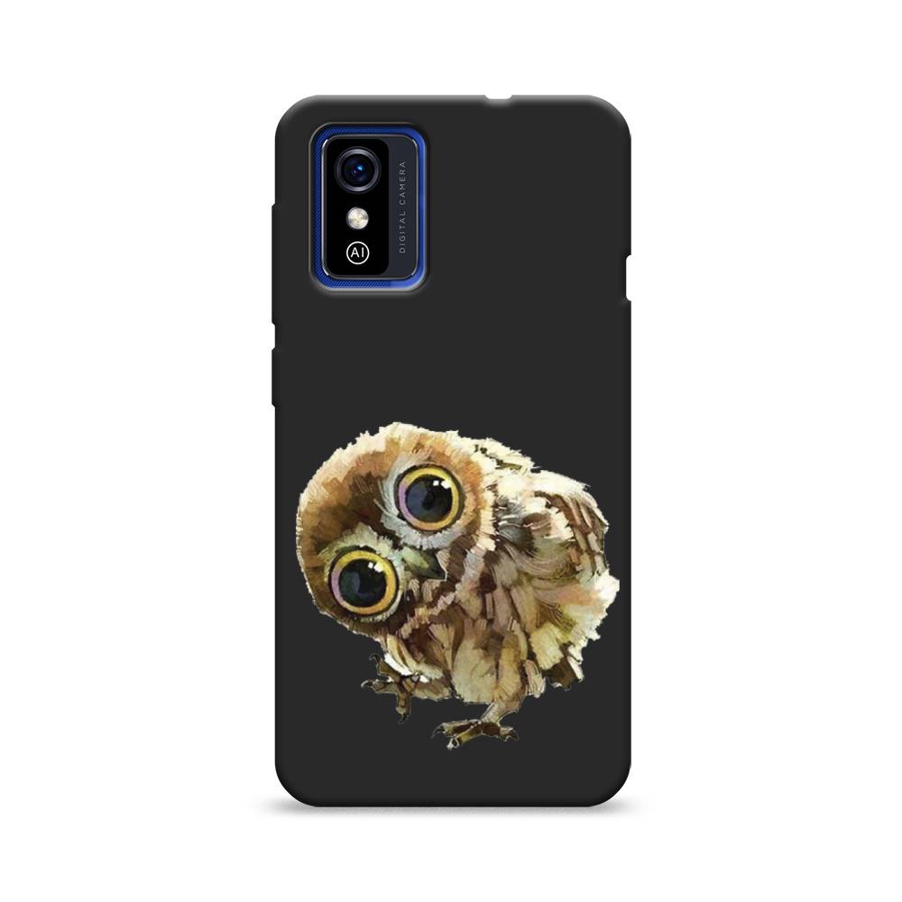 

Чехол Awog на ZTE Blade L9 / ЗТЕ Блэйд L9 "Любопытный совенок", Разноцветный, 135252-1