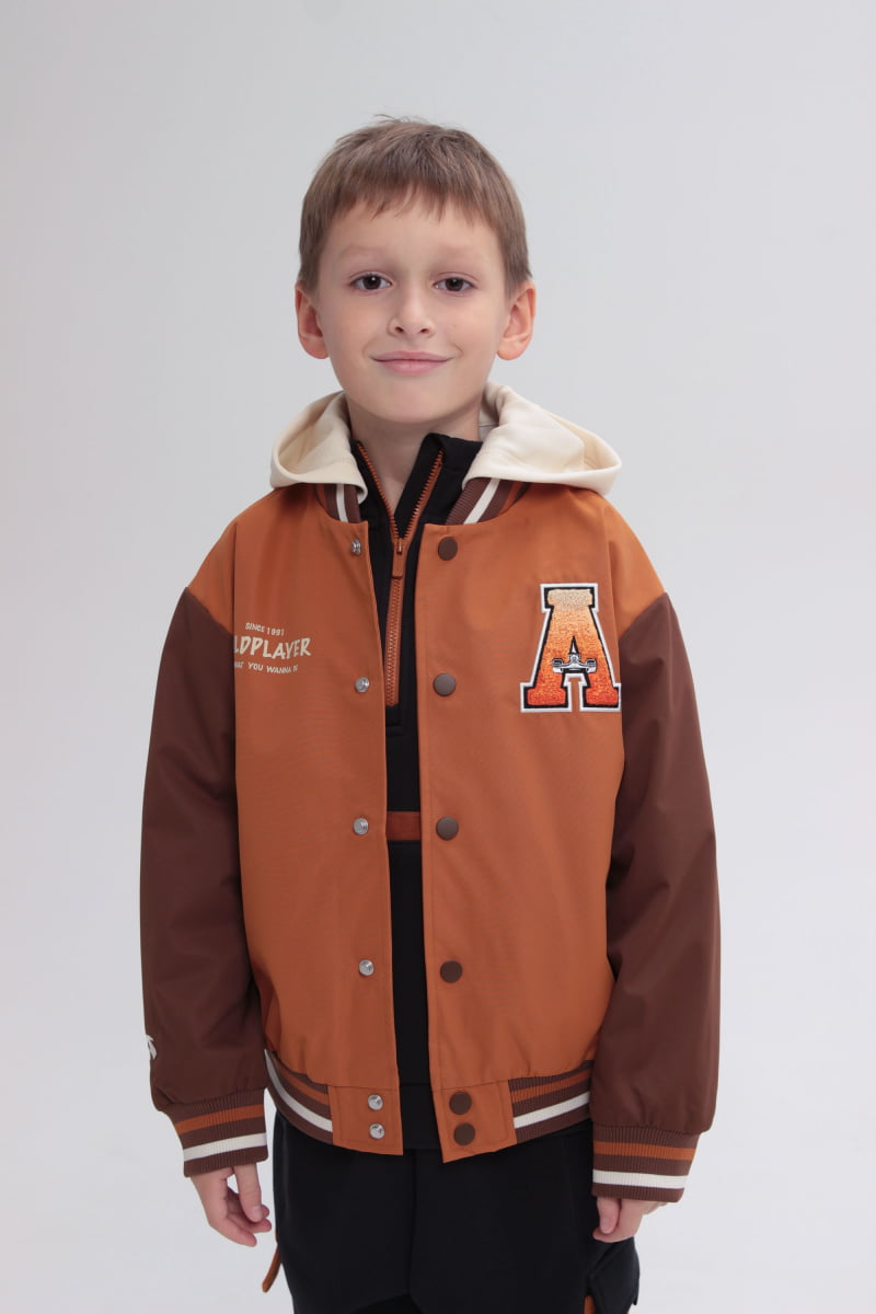 Куртка детская Anta Junior Player W352338644_2, Коричневый, 170 свитшот детский anta junior player коричневый 158