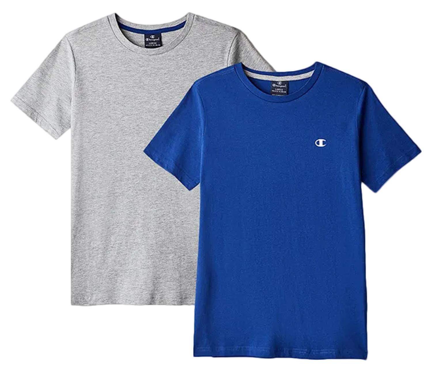

Футболка детская Champion 2pack Crew-Neck, серый-синий, 140, 2 шт, 2pack Crew-Neck