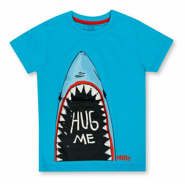 

Футболка детская Mille Shark 2 цв. голубой р. 98, Shark 2