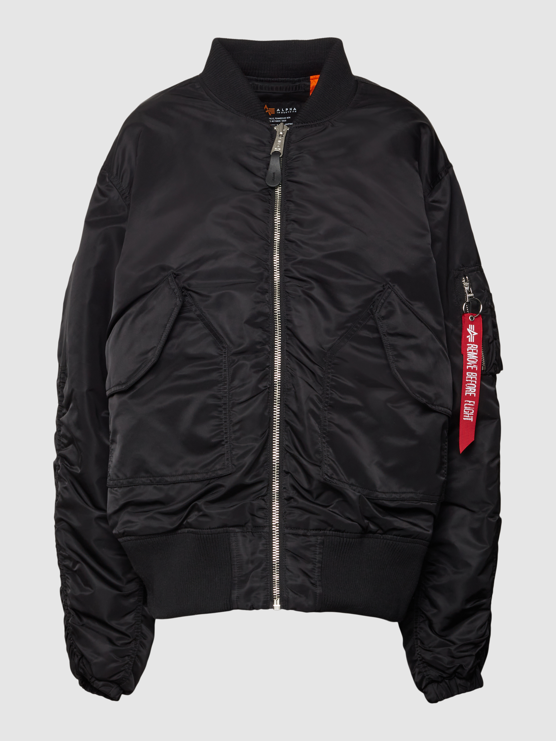 Бомбер женский Alpha Industries 1722222100 черный L/XL (доставка из-за рубежа)