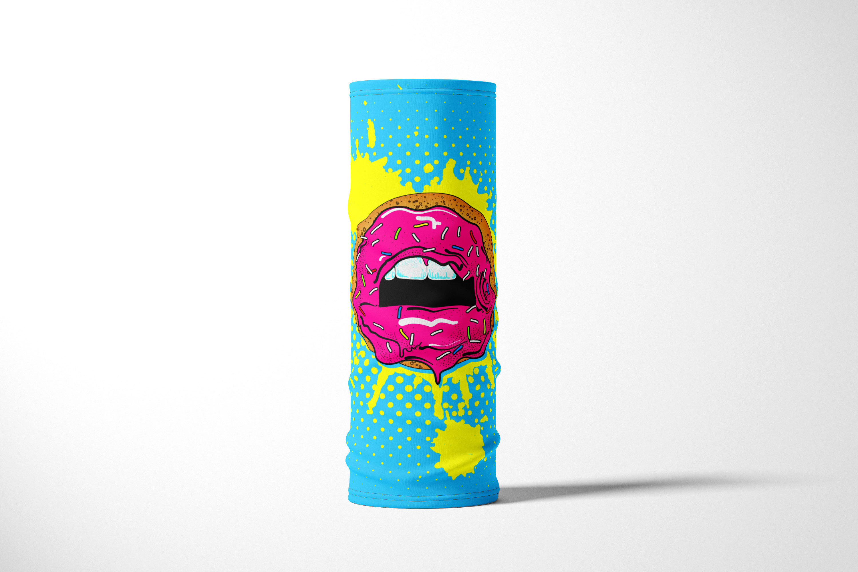 

Бандана / Бафф / Снуд-трансформер / Популярные иллюстрации / Губы Donut lips, Разноцветный, BBuffVM_VM1496999