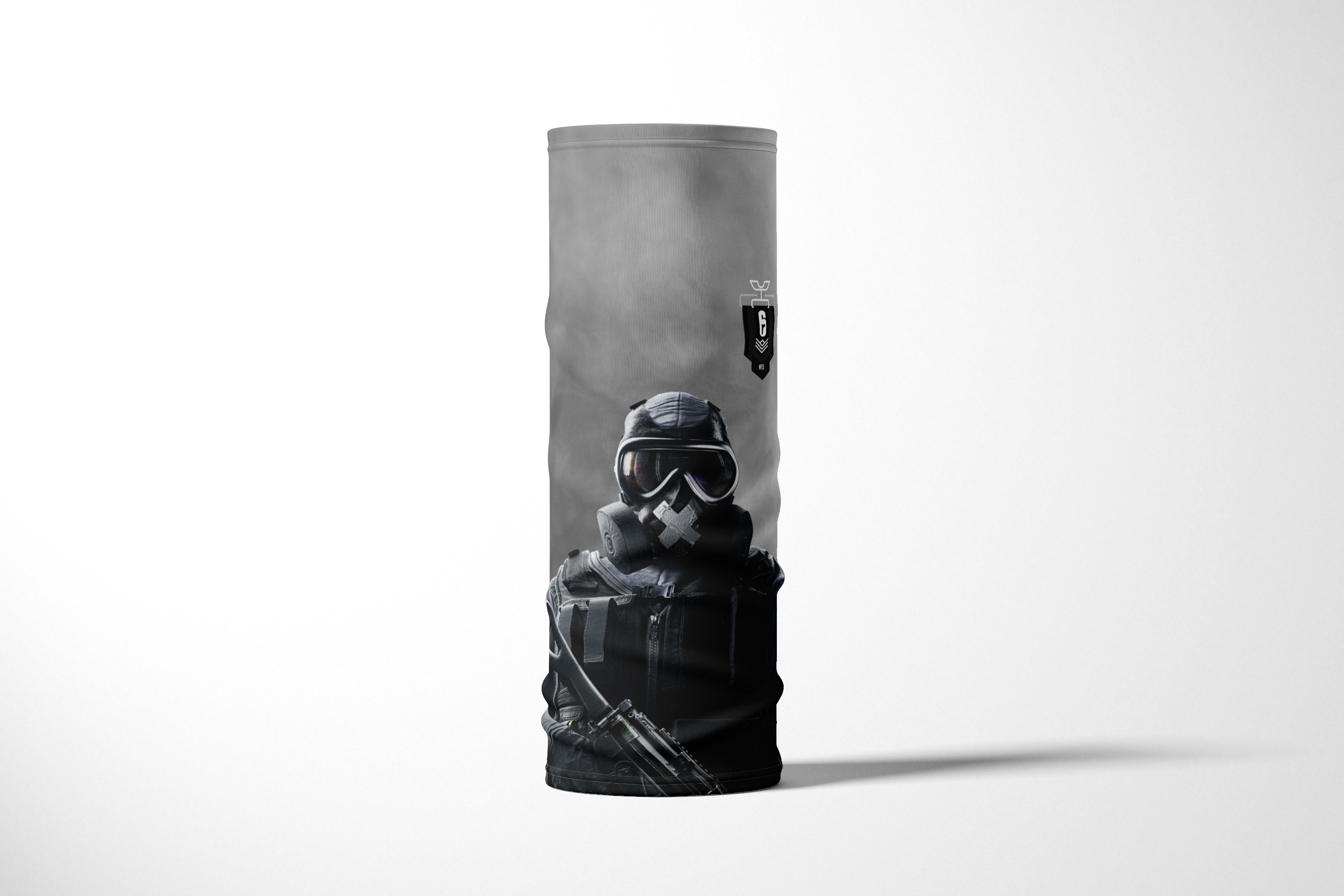 

Бандана / Бафф / Снуд-трансформер / Геймерам / Rainbow Six Siege, Серый;черный, BBuffVM_VM1495495