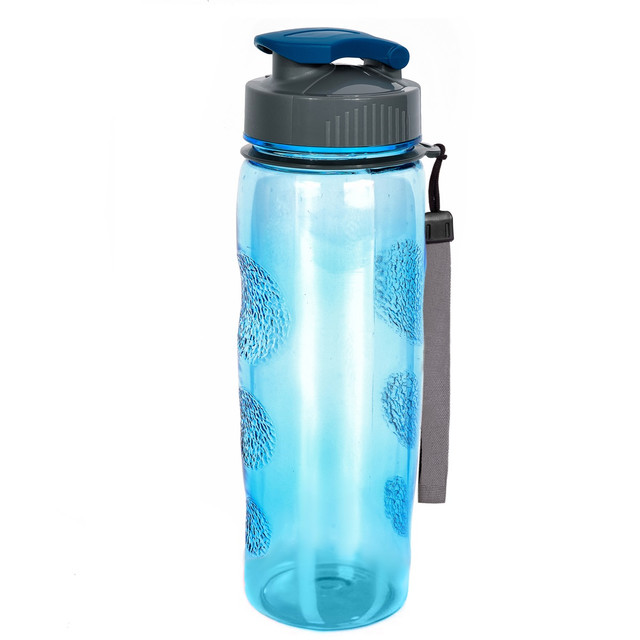 фото Бутылка для вoды спортивная "termico" 0.6л, голубая.