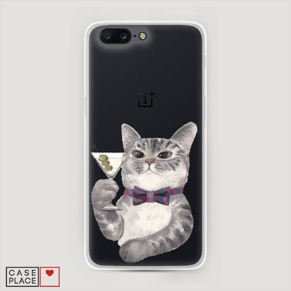 

Чехол Awog "Кот джентльмен" для OnePlus 5