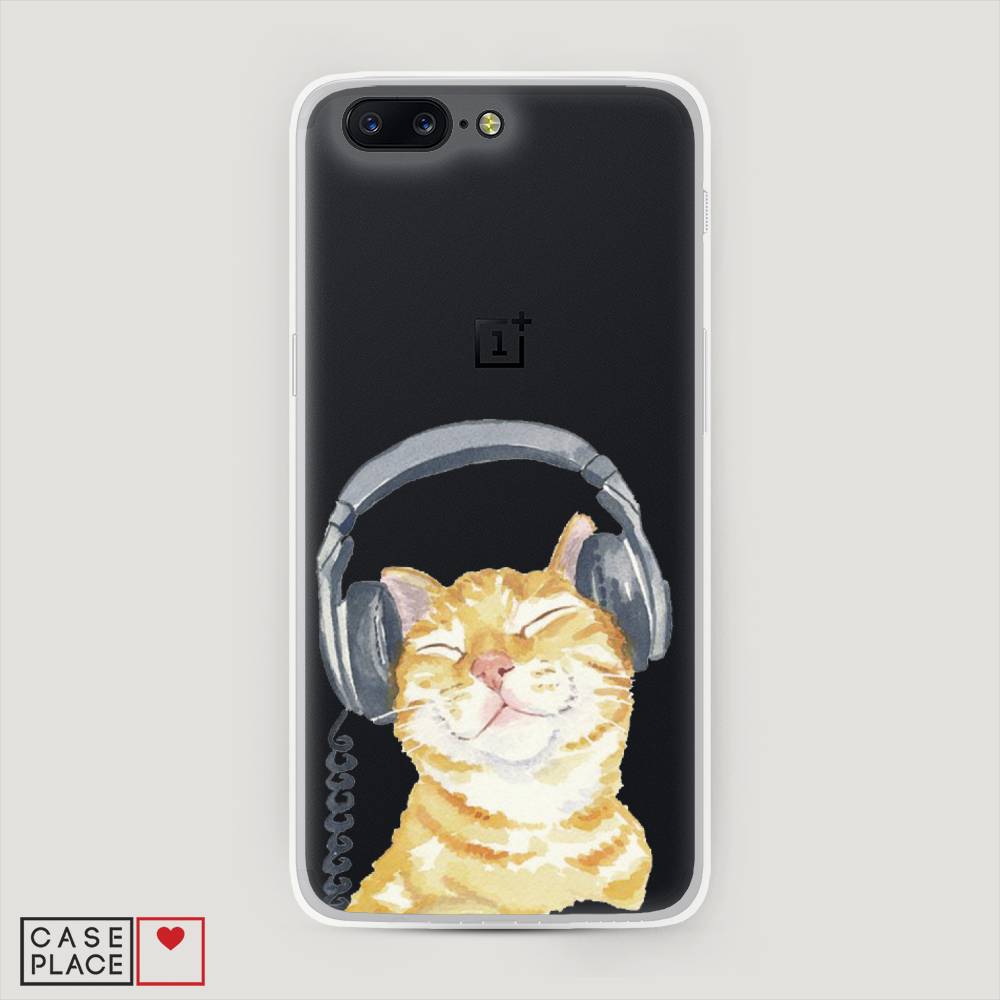 

Чехол Awog "Кот меломан" для OnePlus 5