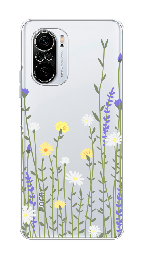 

Чехол на Poco F3, Xiaomi Redmi K40/Mi 11i "Ромашка и лаванда", Зеленый;желтый;прозрачный, 310950-1
